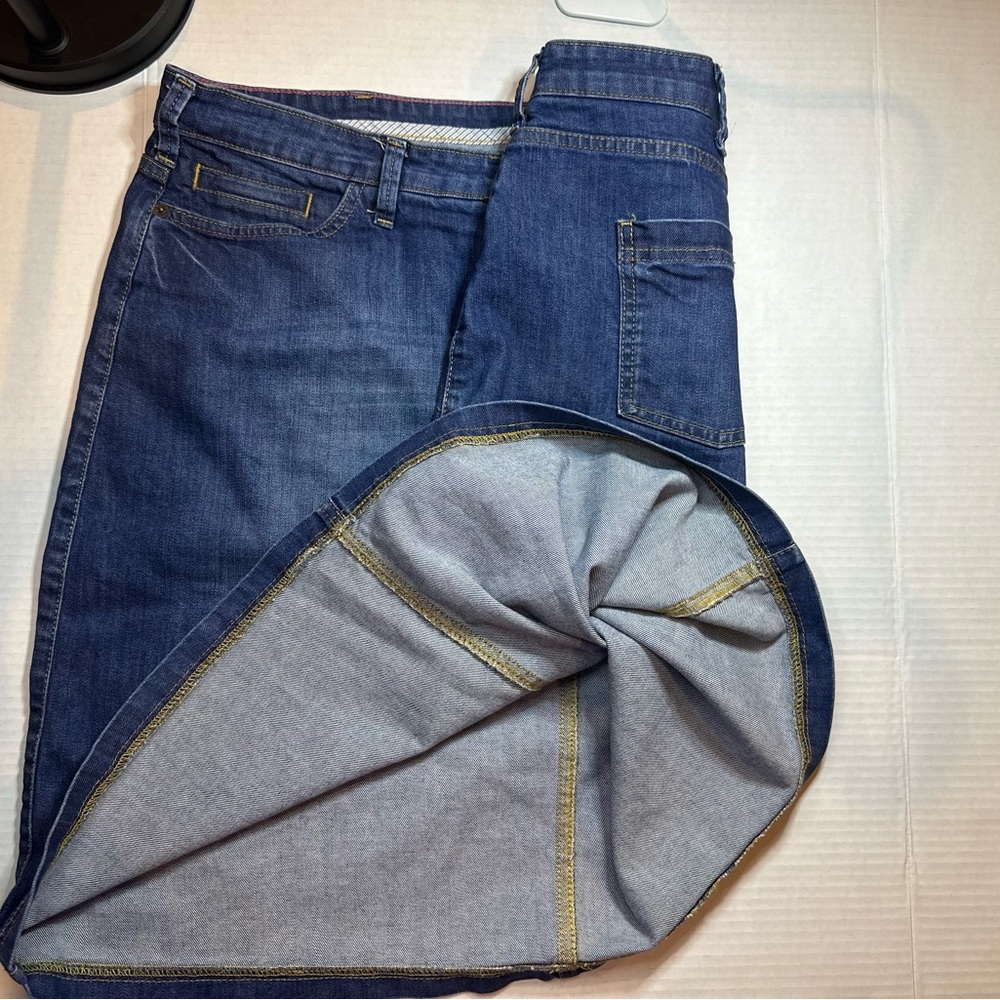 Boden Jean Skirt